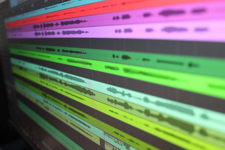 ElevenLabs review of voice generation quality on a waveform editor